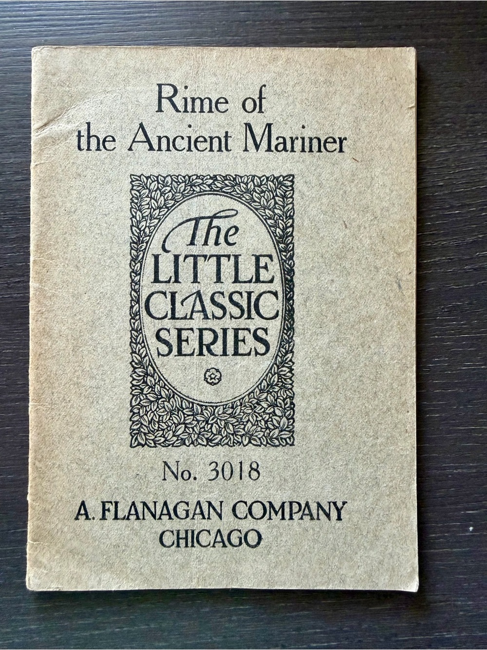 Antique 1920 Rime of the Ancient Mariner Booklet